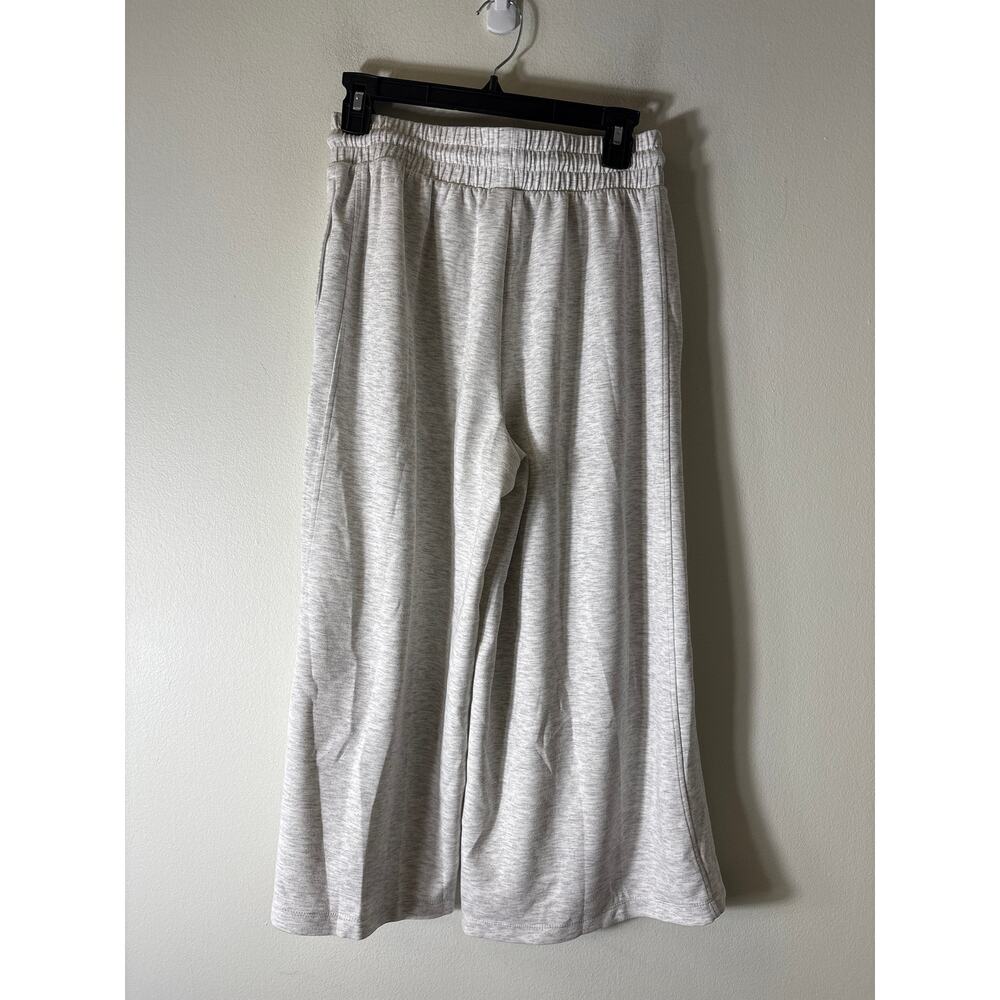 Danskin Light Gray Wide Leg Sweat Pants Sz M - Picture 3 of 3